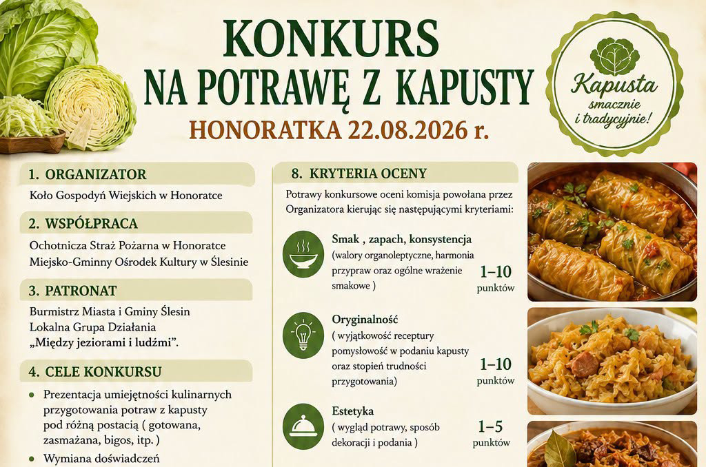 Konkurs na Potrawę z Kapusty!