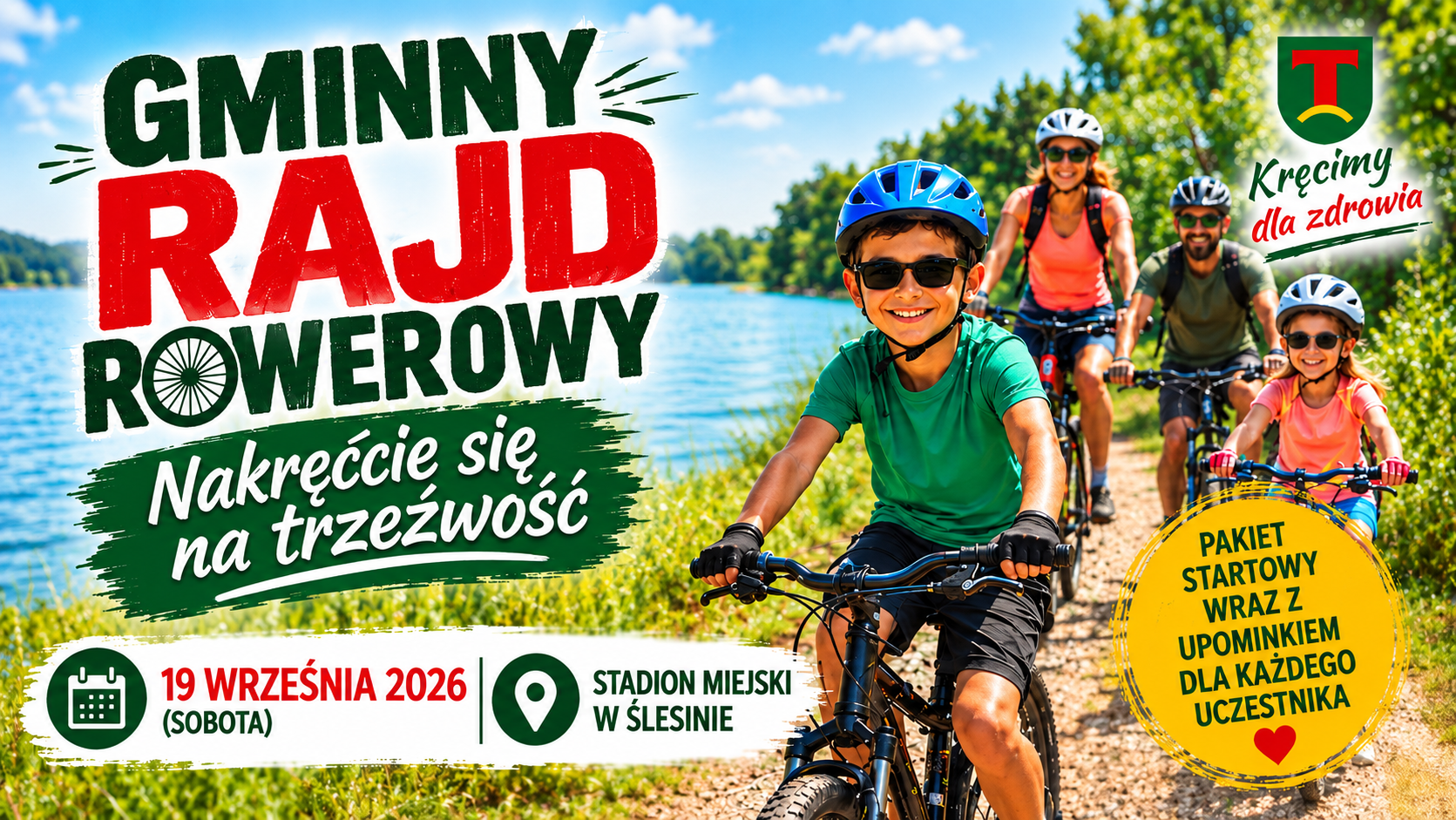 Pierwszy Gminny Rajd Rowerowy „Nakręćcie się na trzeźwość” za nami!